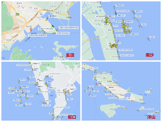 華南港口持續(xù)擁堵會(huì)波及其他沿海港口嗎？ 