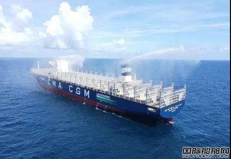 江南造船交付達(dá)飛首艘15000TEU雙燃料集裝箱船