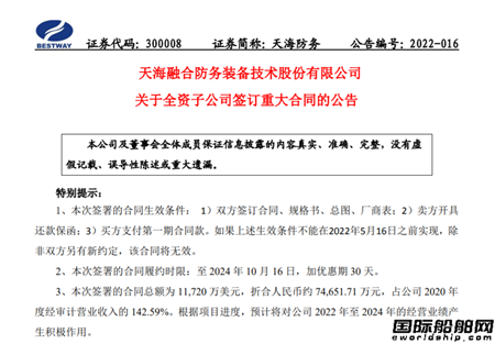 4艘7.47億元！這兩家船廠合作承接德國船東散貨船訂單