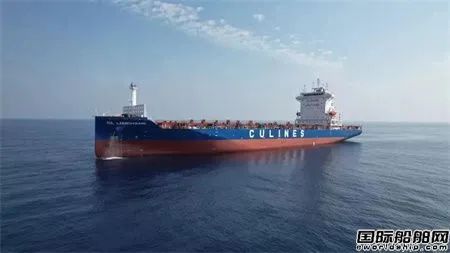 收官！黃埔文沖交付中聯(lián)航運第4艘1900TEU集裝箱船