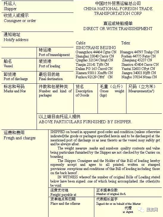 關(guān)于提單知識(shí)的全方位解讀
