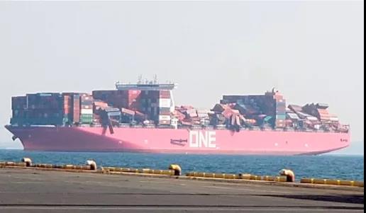 ONE事故后續(xù)丨多達(dá)2250個(gè)集裝箱丟失或損壞，50個(gè)柜已安全卸貨！